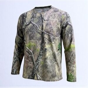 Magellan‎ Outdoors Men's 3XL Hunt Gear Camo Long Sleeve T-Shirt Polyester